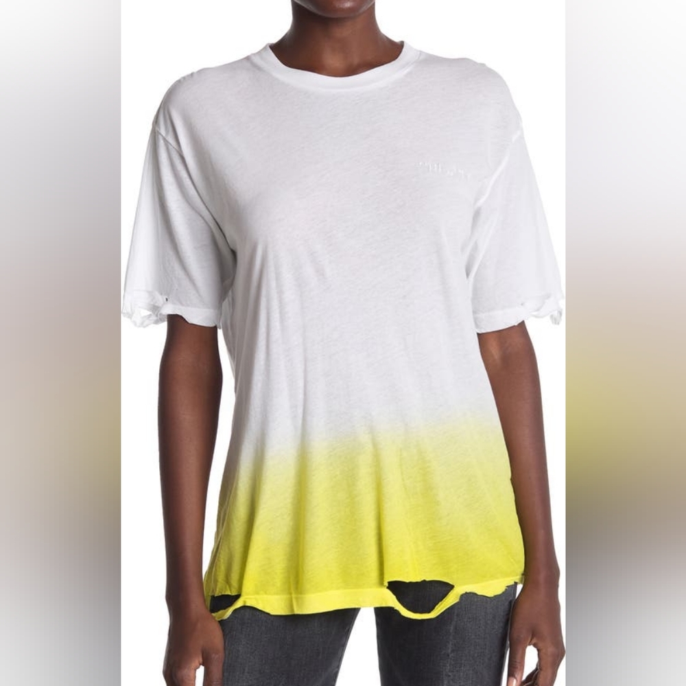 NWT Ben Taverniti Unravel Project Gradient Effect Tee T-shirt sz S